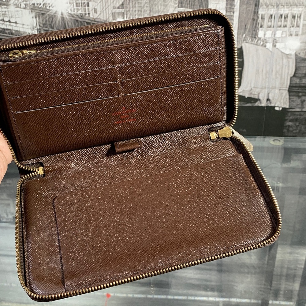 Authentic Rare Louis Vuitton Damier Organizer Zippy Wallet - Picture 11 of 17